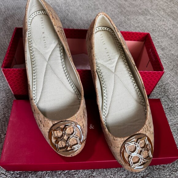 Kelly & Katie cork flats - Picture 1 of 5